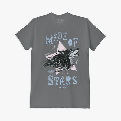 Shakira Star Wolf Tee in Charcoal Gray Shakira Star Wolf Tee in Charcoal Gray