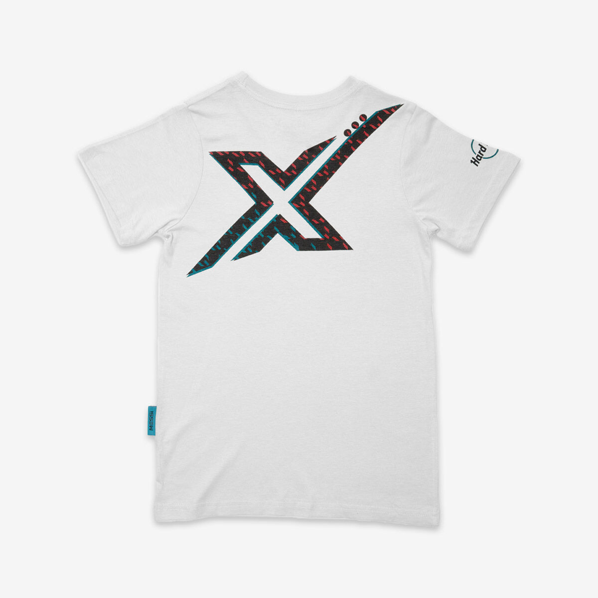 Youth Fit Messi x Hard Rock 10 Tee in Silver | Online Rock Shop