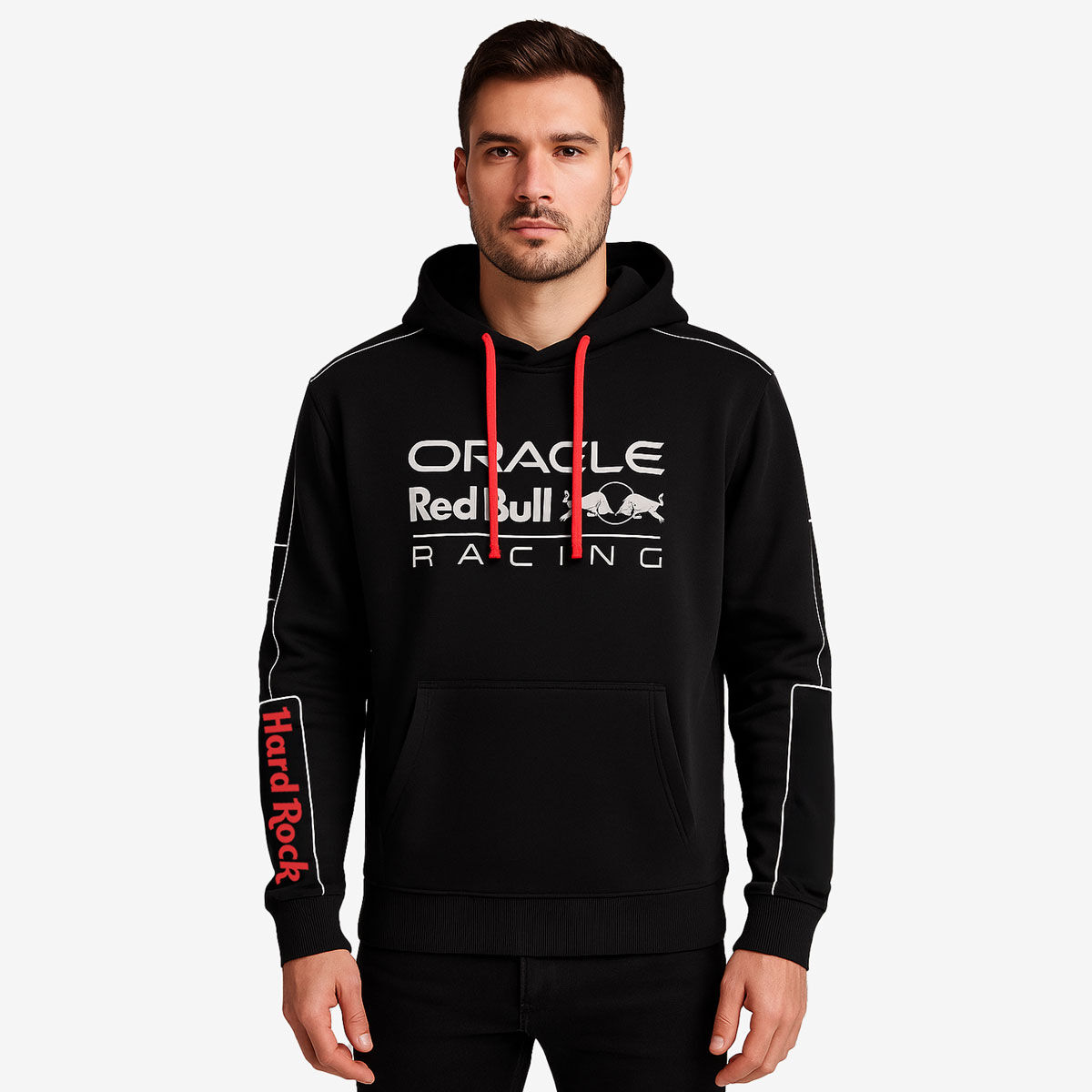 RED BULL F1 RACING ハードロックカフェ　フーディー Oracle Red Bull Racing F1 Windbreaker Half Zip Hoodie