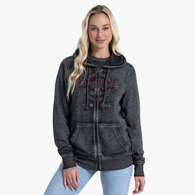 Double Burnout Zip Hoodie Double Burnout Zip Hoodie