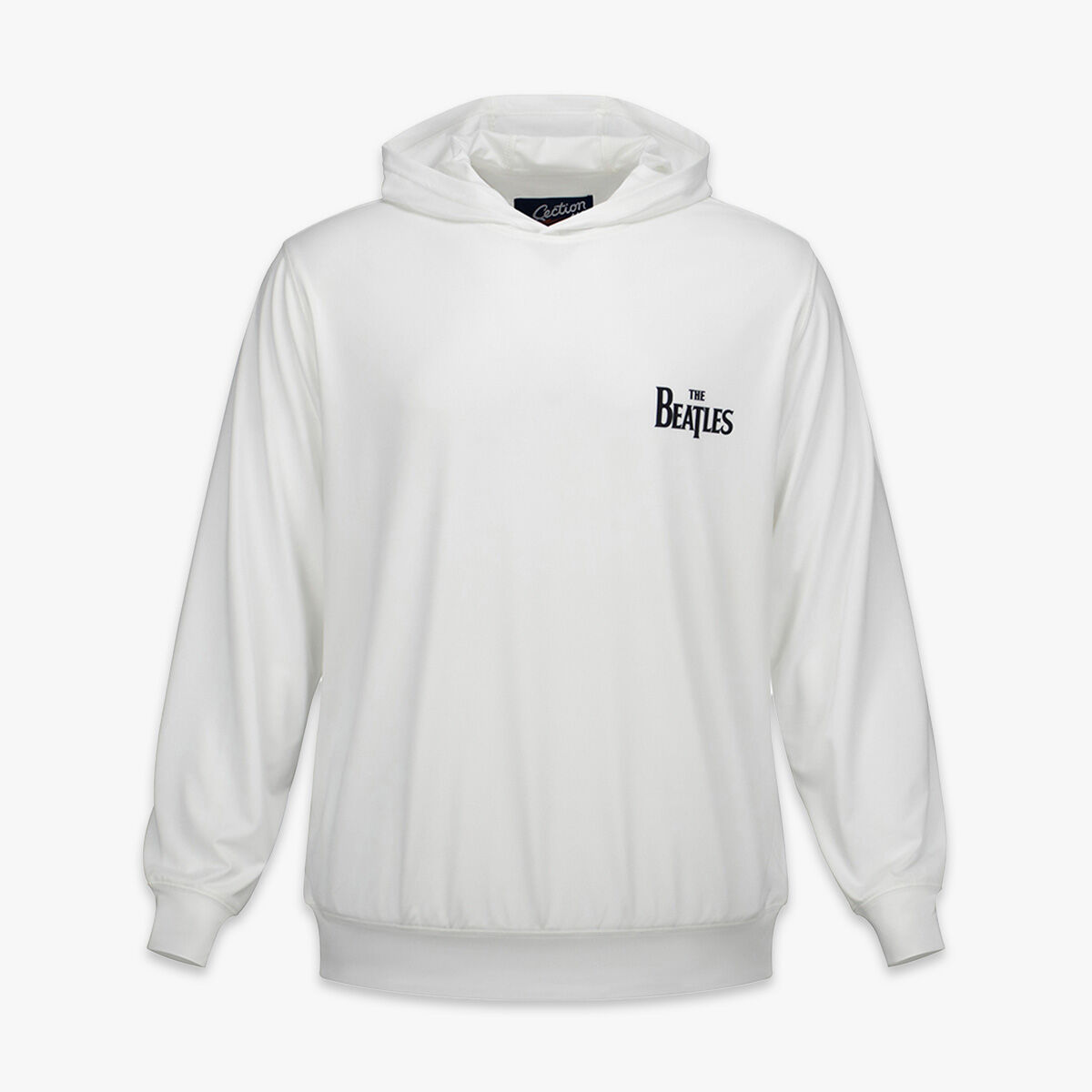 The Beatles Portrait UPF Hoodie in White | Online Rock Shop