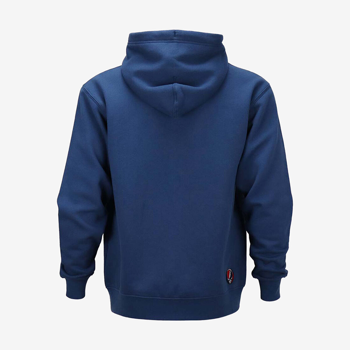 The Grateful Dead Mock Neck Stealie Zip-Up Hoodie in Navy | Online