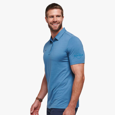 TravisMathew Core Performance Polo in Stellar Blue TravisMathew Core Performance Polo in Stellar Blue