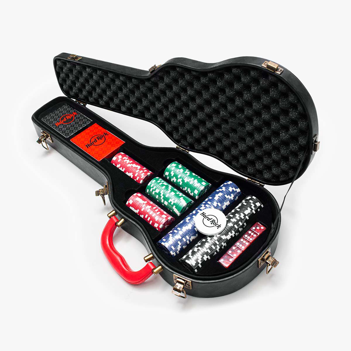 Guitar Case Poker Set