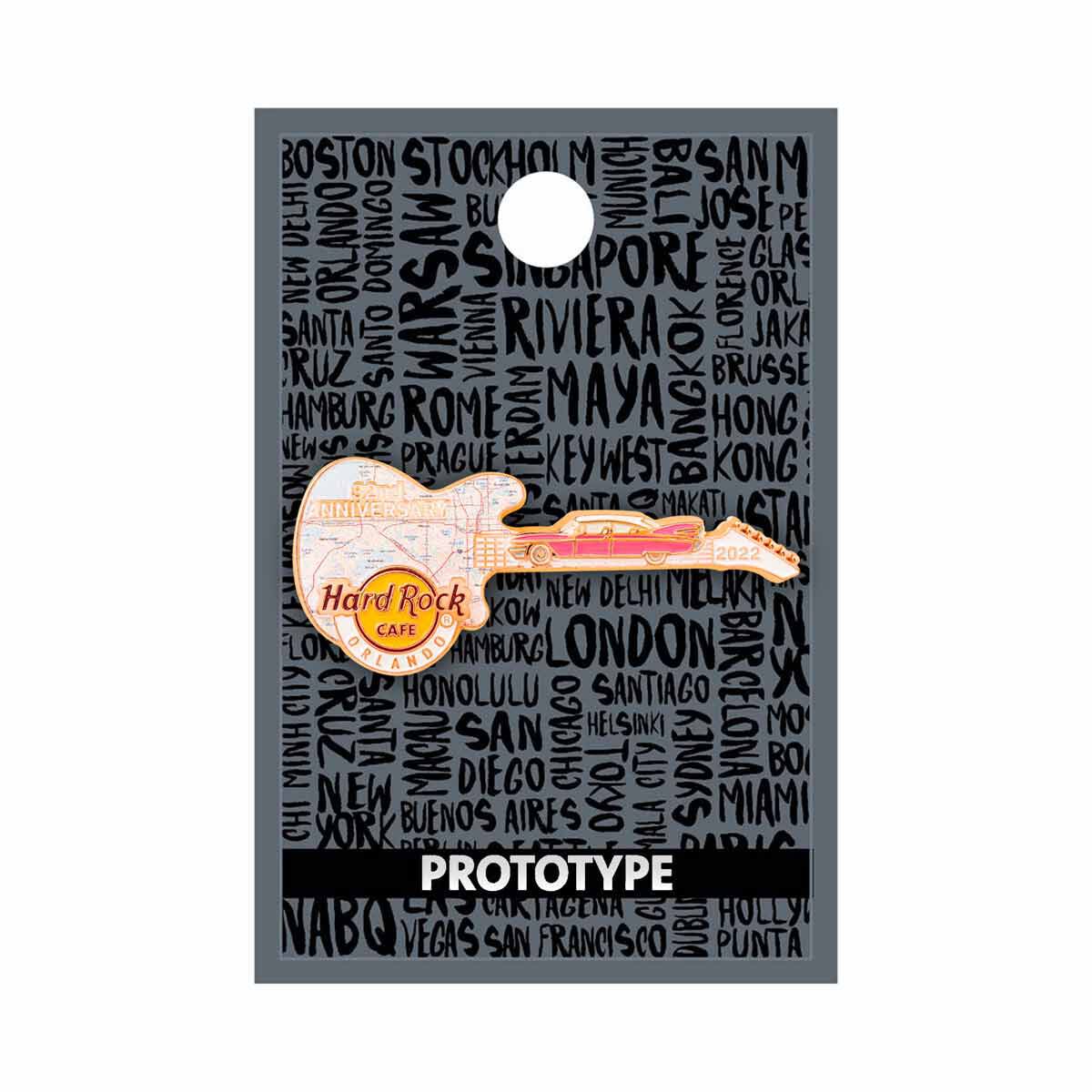 Orlando Cafe 32nd Anniversary Prototype Pin | Online Rock Shop
