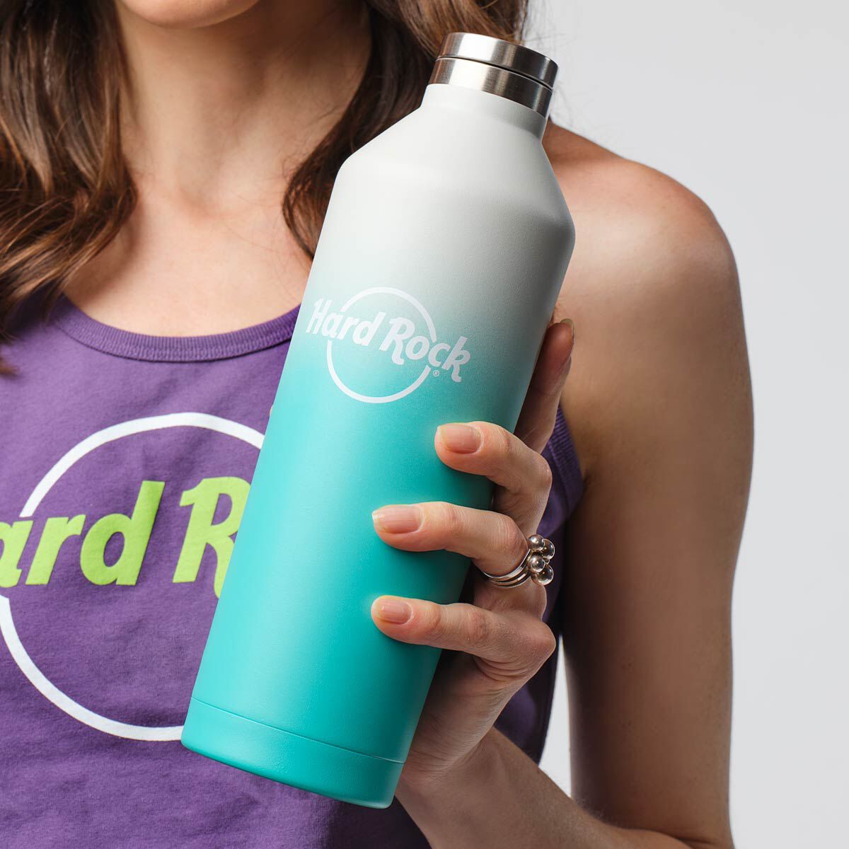 Pop Of Color Water Bottle in Ombre Mint | Online Rock Shop