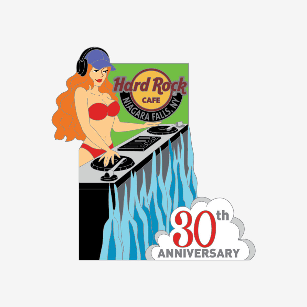 Hard Rock Cafe Niagara Falls 30th Anniversary Limited Edition Pin