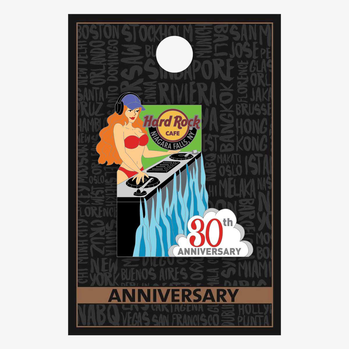 Hard Rock Cafe Niagara Falls 30th Anniversary Limited Edition Pin