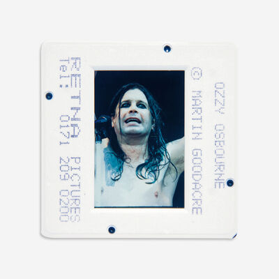 Black Sabbath Boxed Original Acrylic 35MM Photograph in Acrylic Case