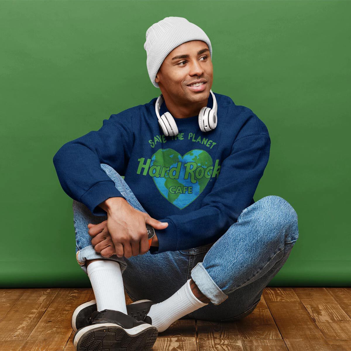 Stay Stylish and Comfortable with Hard Rock s Save the Planet Sweatshirt Online Rock Shop