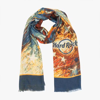 Painted Guitars Scarf by Guitar Company Painted Guitars Scarf by Guitar Company