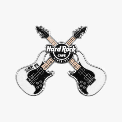 Collectible Marble Cross Guitars Pin Collectible Marble Cross Guitars Pin