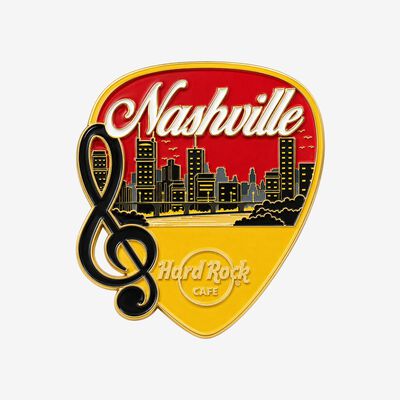Collectible Nashville Skyline Music Pick Pin