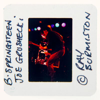 Bruce Springsteen Boxed Original 35MM Photograph in Acrylic Case