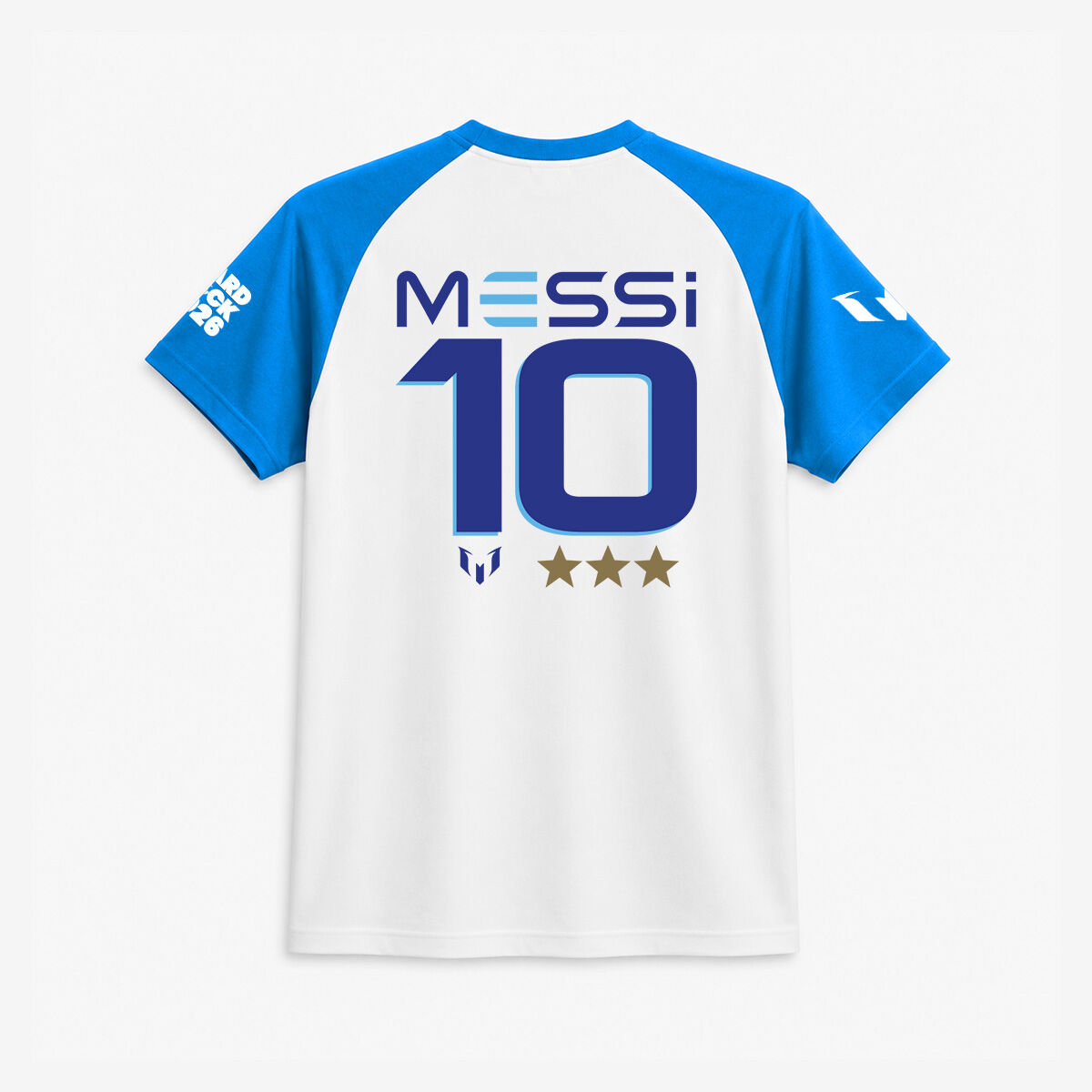 メッシ27.5 Hard Rock x Messi 2026 Raglan Tee in White | Online Rock Shop