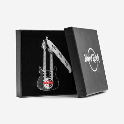 Guitar Ornament Silver Plated Guitar Ornament Silver Plated