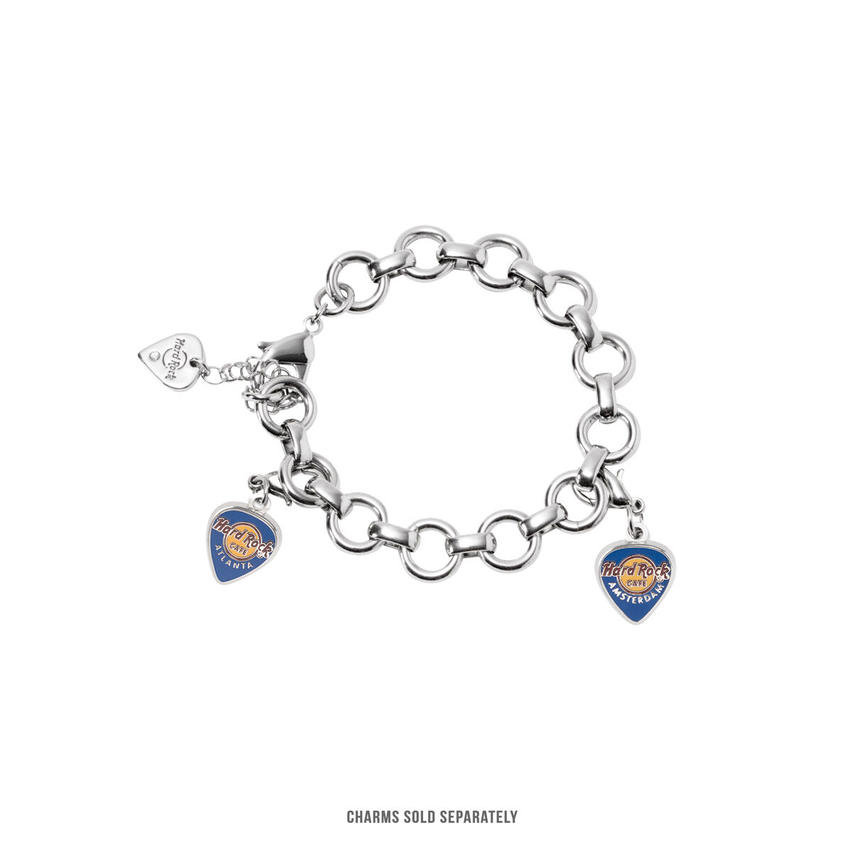 Oval Link Charm Bracelet Online Rock Shop
