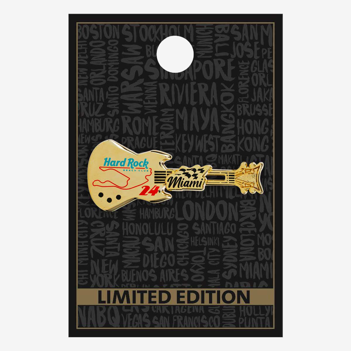 Beach Club 2024 Guitar Pin | Online Rock Shop