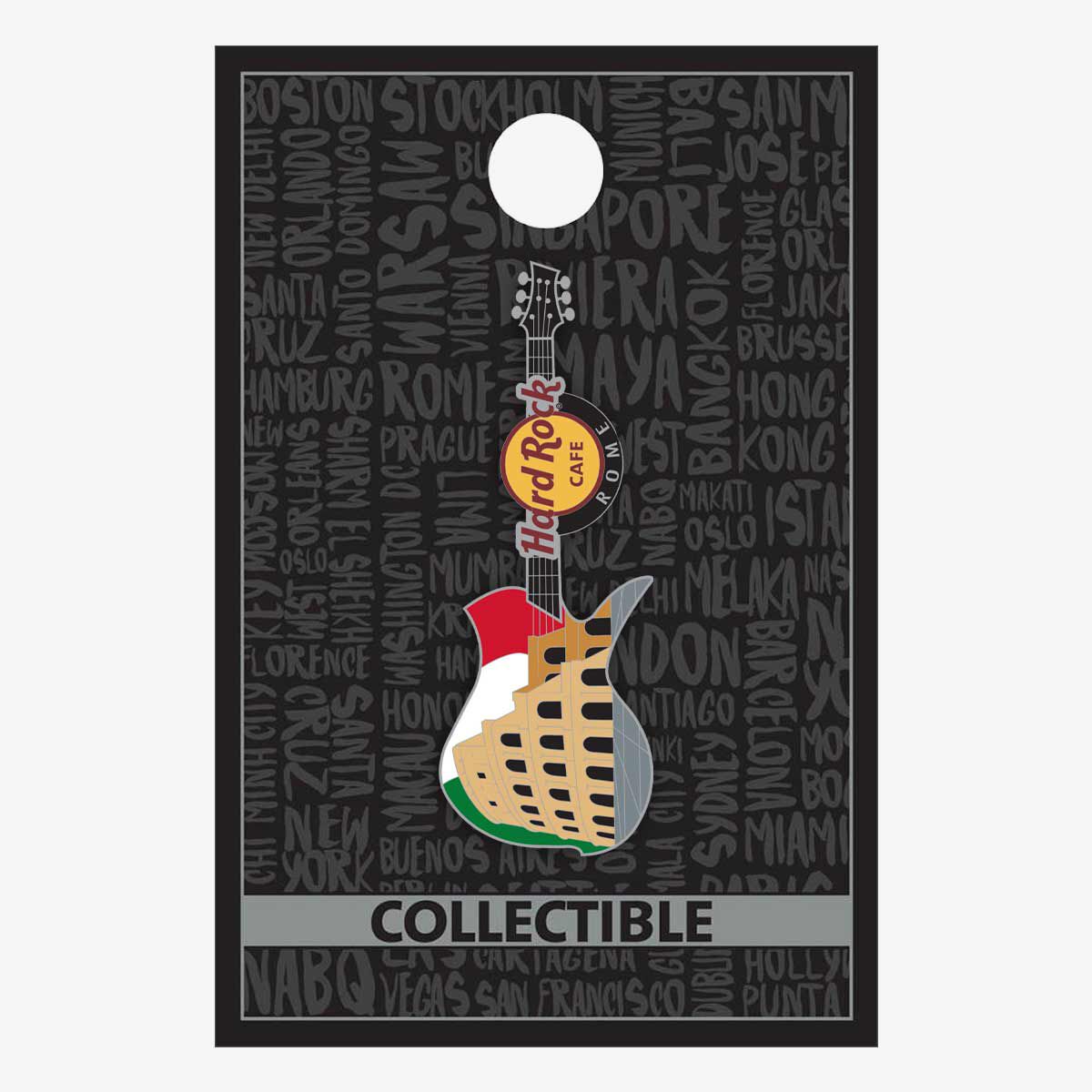 Rome Coliseum Guitar Pin | Online Rock Shop