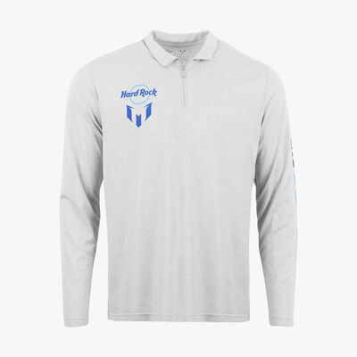 Messi x Hard Rock Grey Quarter Zip Messi x Hard Rock Grey Quarter Zip