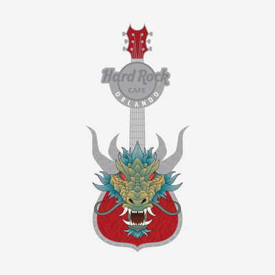 Limited Edition 3D Dragon Guitar Pin