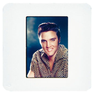 Elvis Presley Boxed Original 35MM Photograph in Acrylic Case