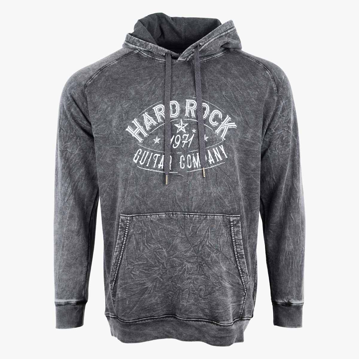 Guitar Company Pullover with Skull Design in Vintage Black