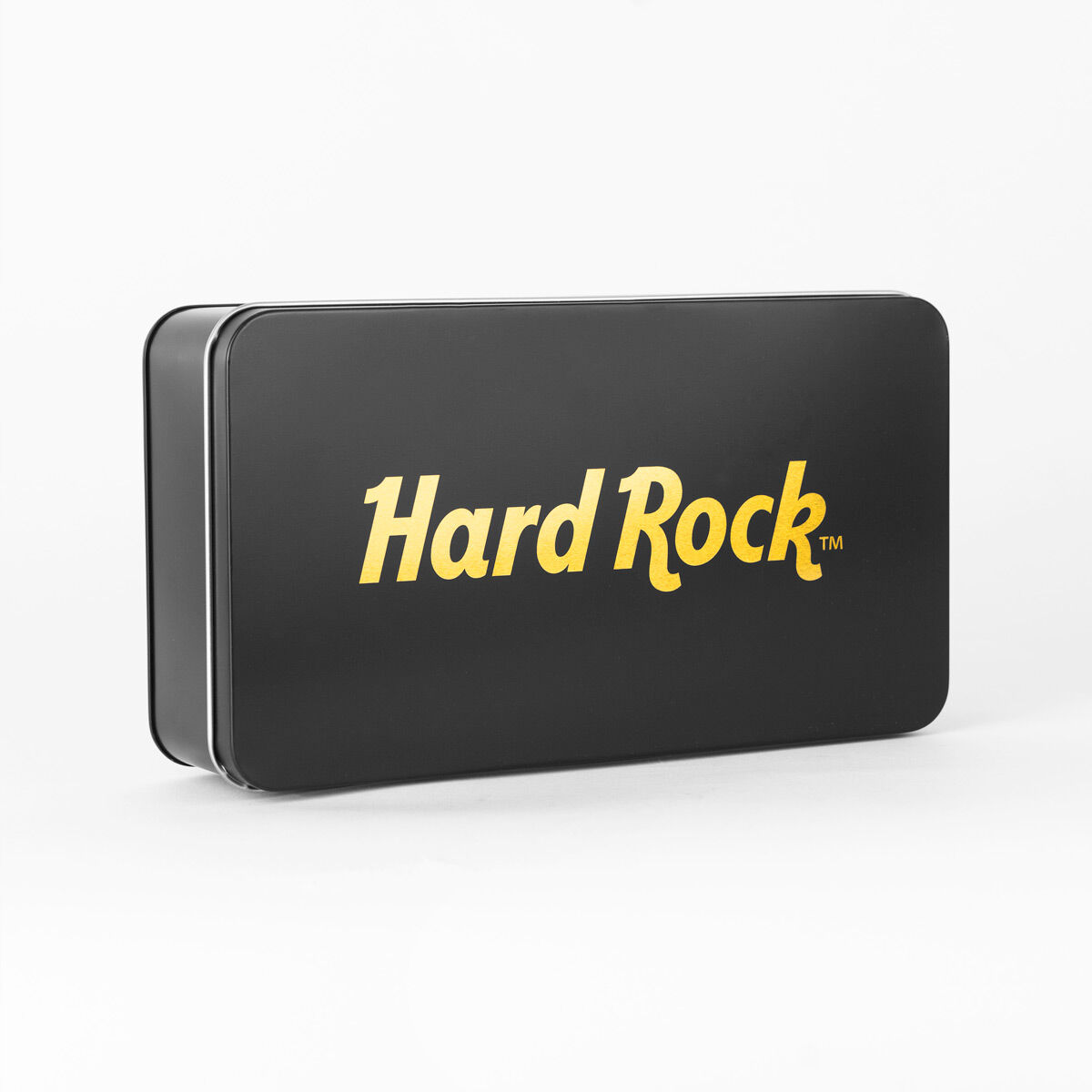 Hard Rock Metallic Tin Poker Set