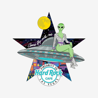Pinsanity 20 Anniv Pin Alien Dealer Las Vegas Pinsanity 20 Anniv Pin Alien Dealer Las Vegas