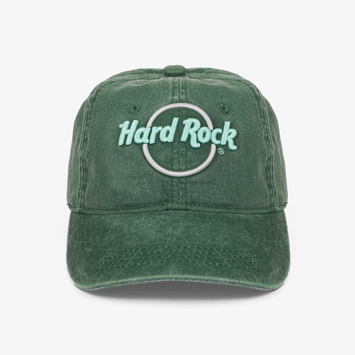 Hard Rock Pop of Color Pigment Dyed Cap in Washed Green