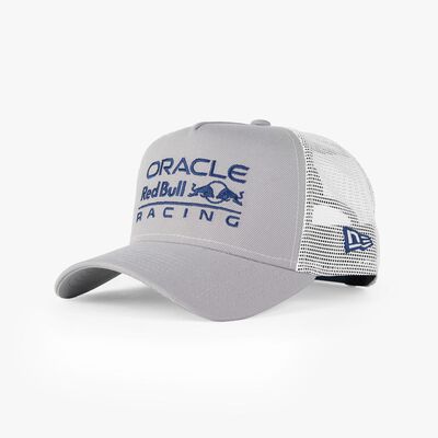 Oracle Red Bull F1 Racing Snapback Trucker Hat in Grey Oracle Red Bull F1 Racing Snapback Trucker Hat in Grey