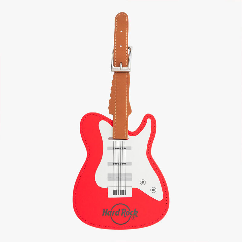 Étiquette De Valise Rigolote 'World's Grumpiest Guitarist' - Cadeau Rockeur, Simili Cuir