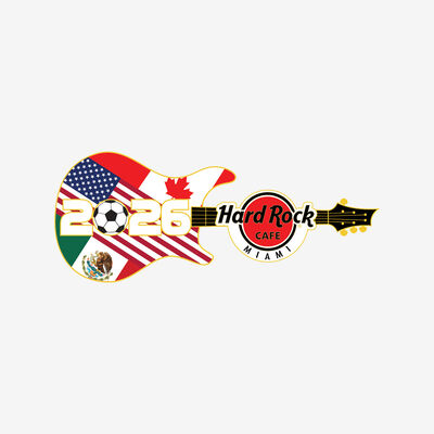 Collectible 2026 Soccer Guitar Pin