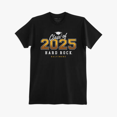 Adult Fit Class Of 2025 Tee in Black