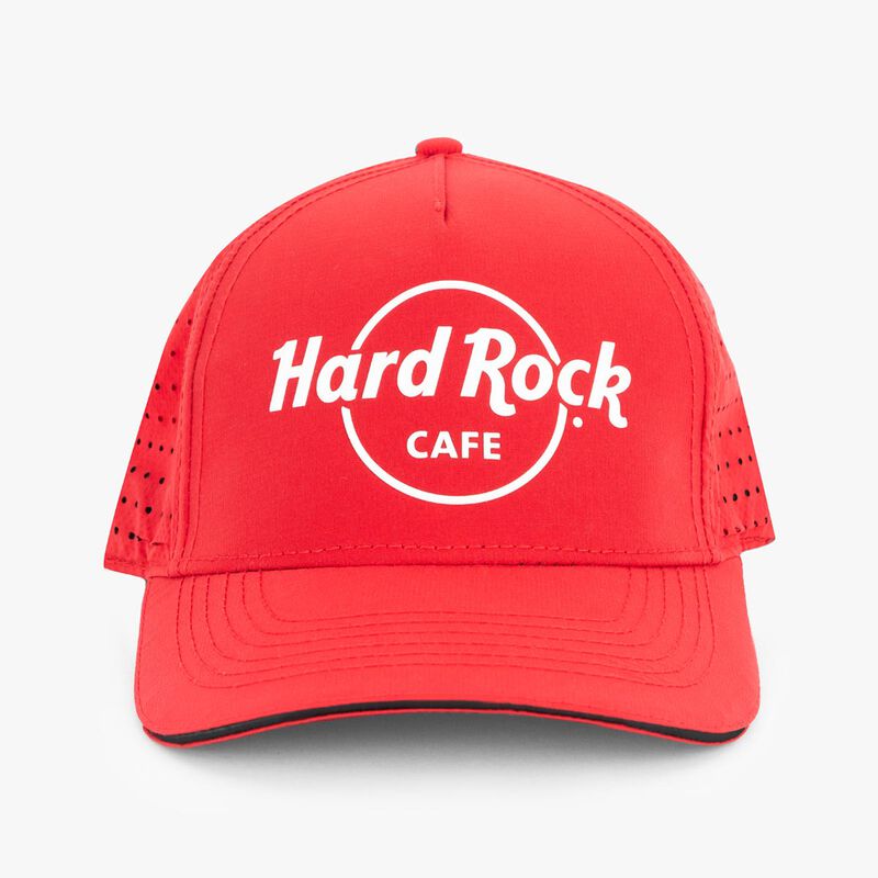 Logo Performance Hat in Red Online Rock Shop