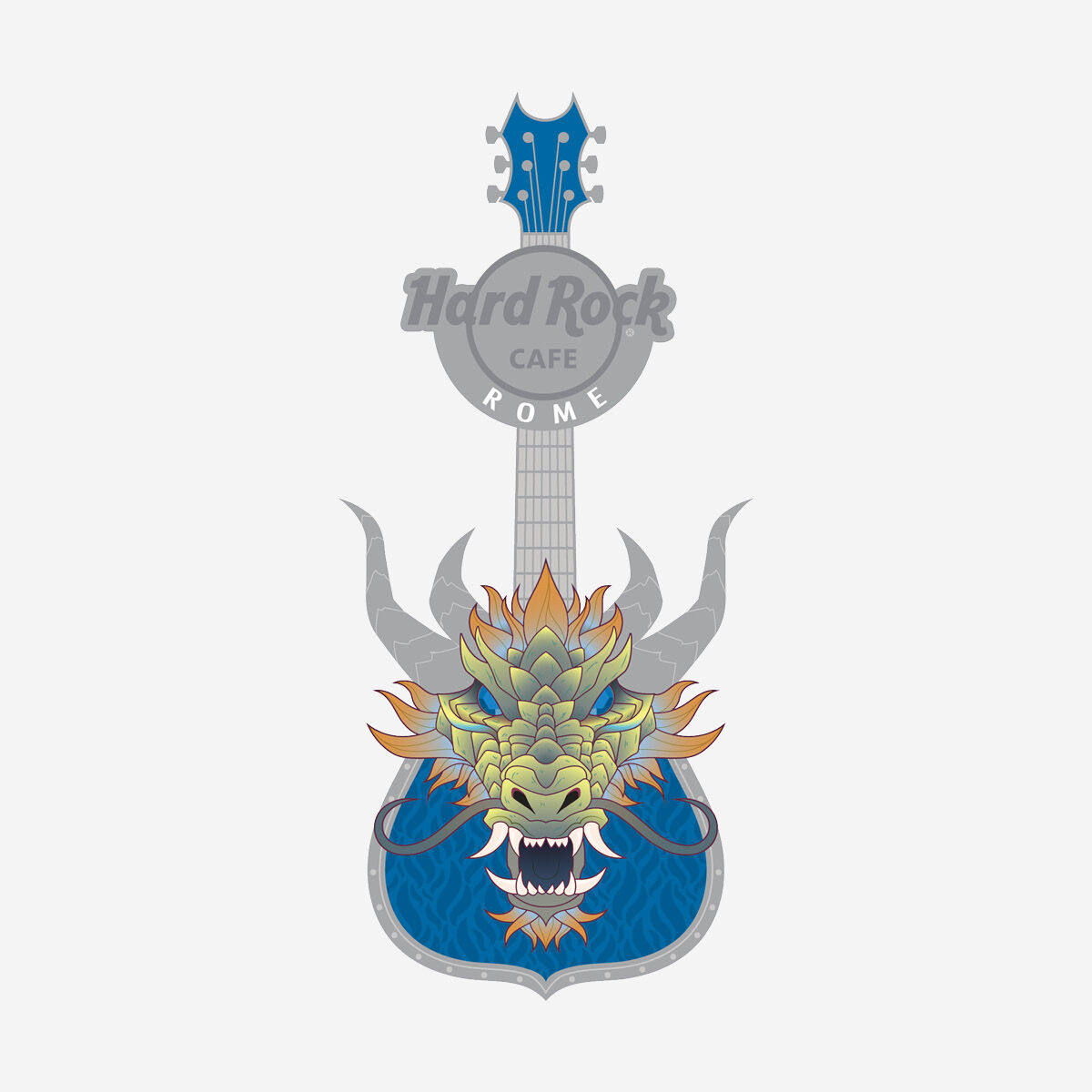 Hard Rock 3D Dragon Guitar Limited Edition Pin Series | Online