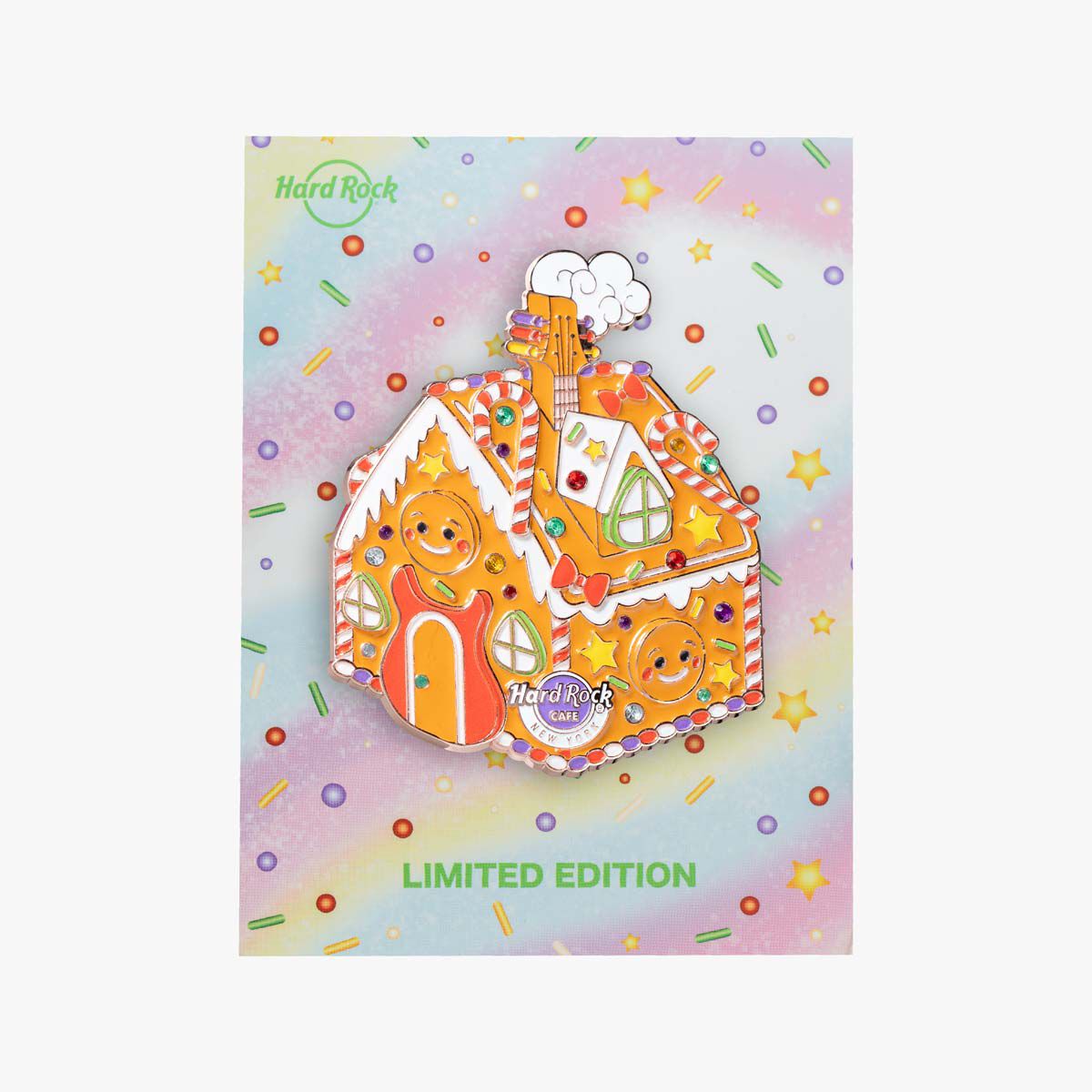 Limited Edition Jumbo Gingerbread House Pin | Online Rock Shop