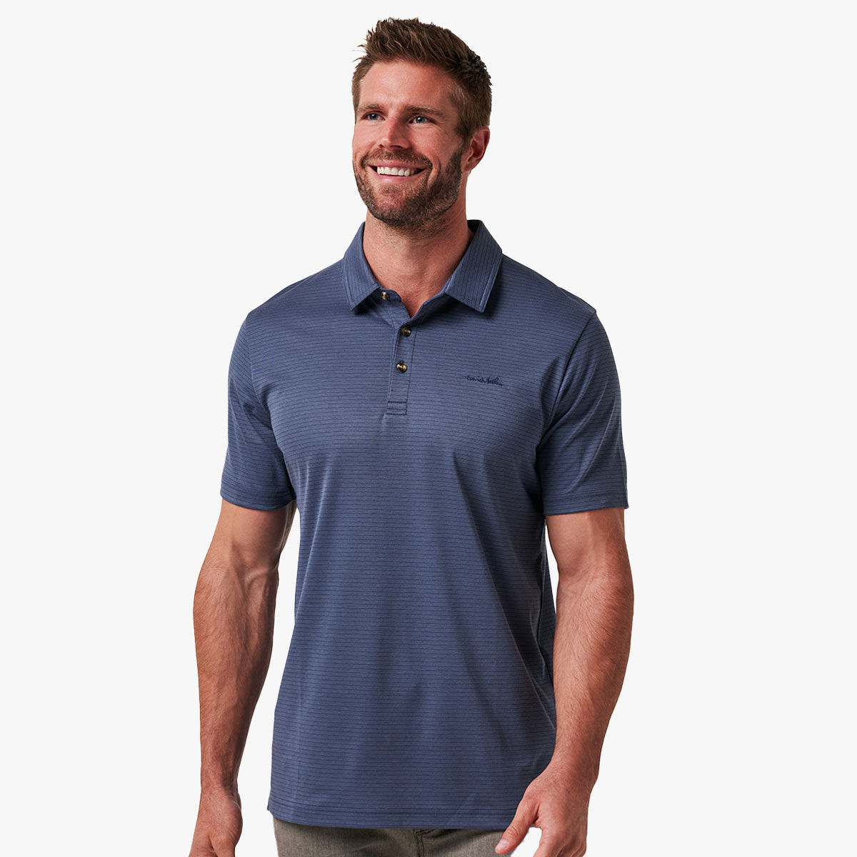 Hard Rock x Travis Mathew The Zinna 2.0 Polo in Indigo | Online