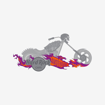 Limited Edition 3D Chopper Bike Pin Series