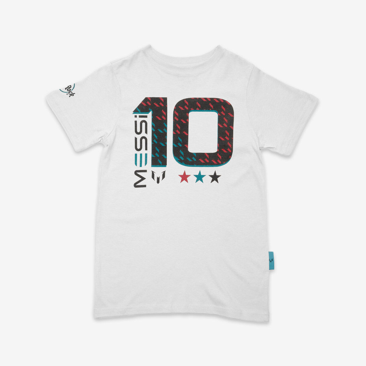Youth Fit Messi x Hard Rock 10 Tee in Silver | Online Rock Shop