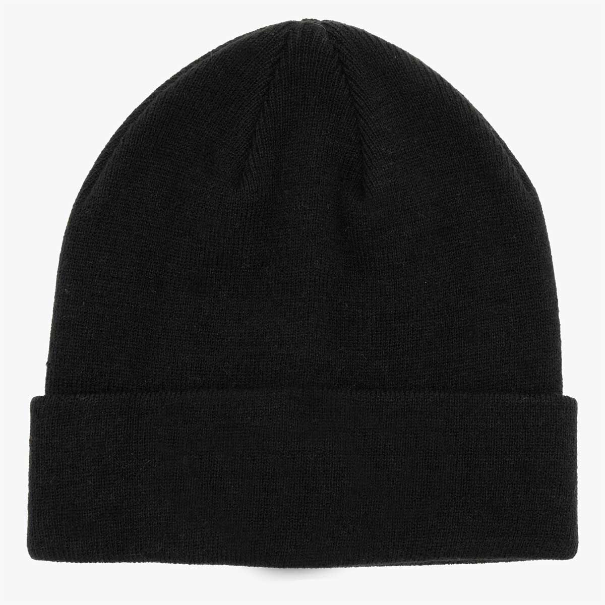 Cozy Holidays in Black: Hard Rock Scarf and Beanie Set for