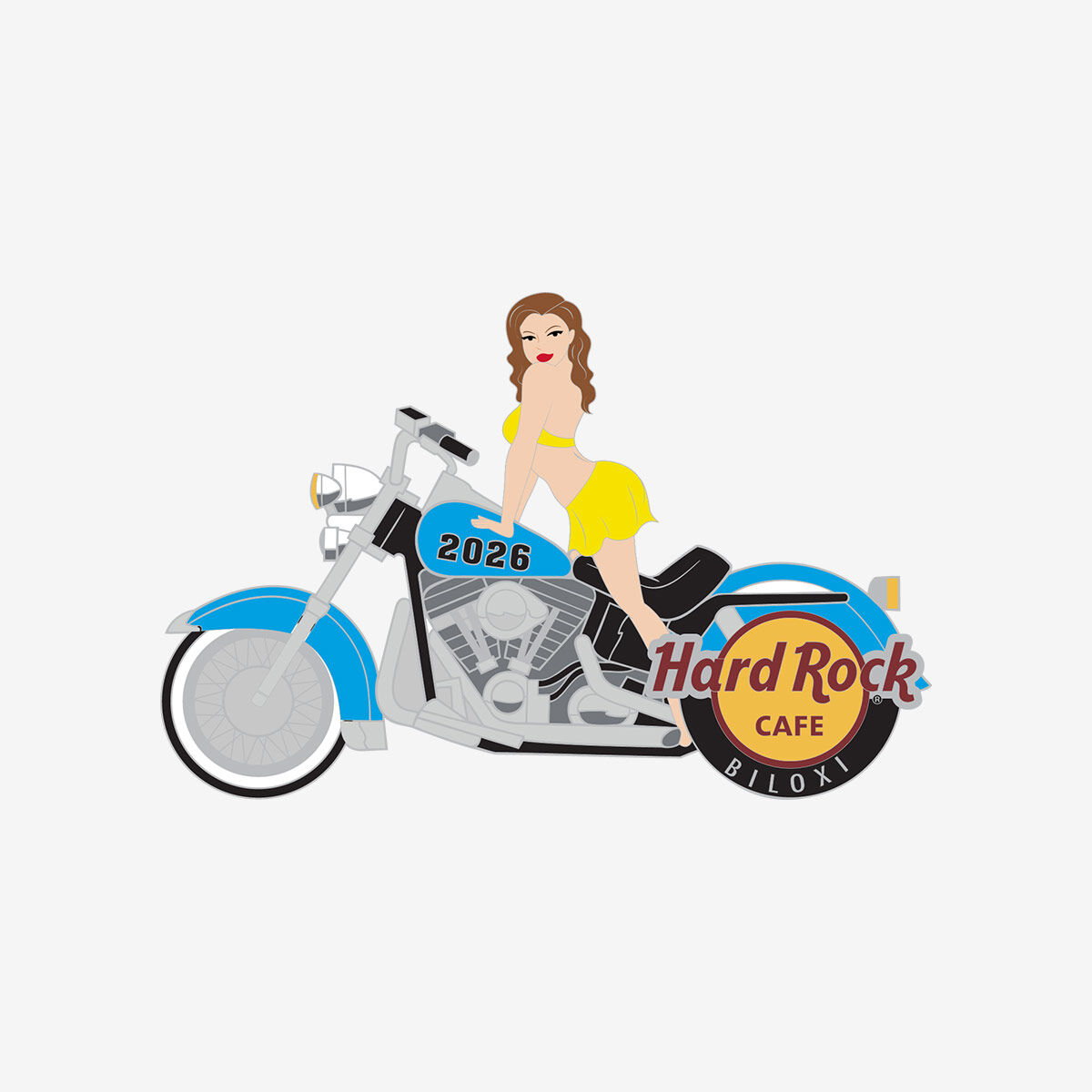 Hard Rock Cafe Biloxi Biker Babe 2026 Limited Edition Pin | Online