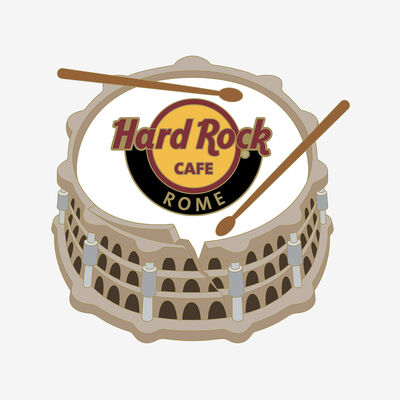 Limited Edition Rome Drum Colosseo Pin Limited Edition Rome Drum Colosseo Pin