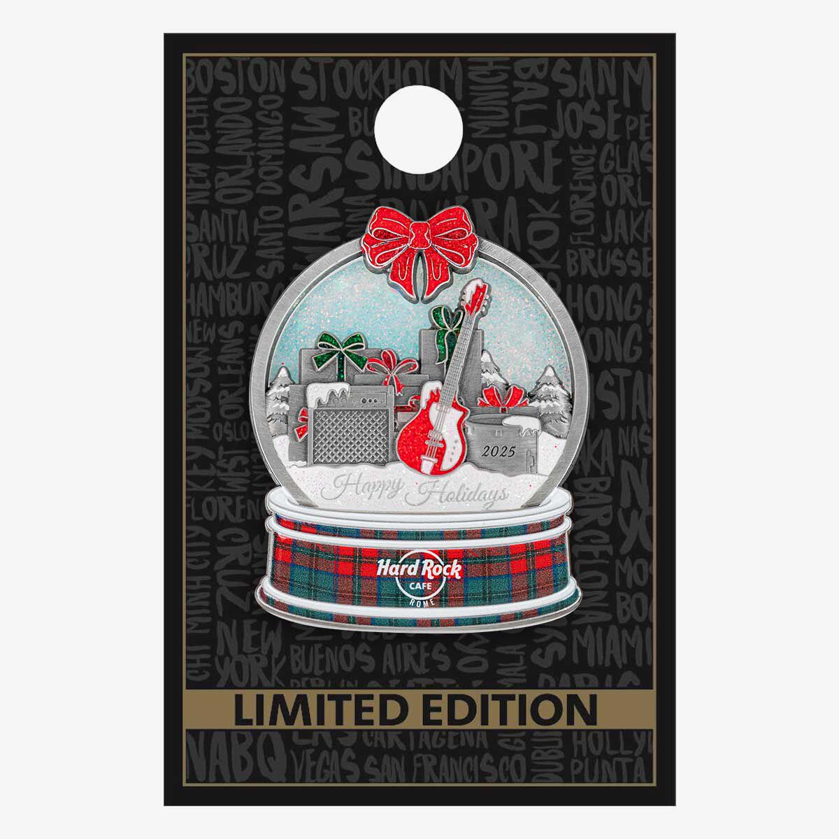 Hard Rock Holiday Snow Globe 2025 Limited Edition Pin | Online