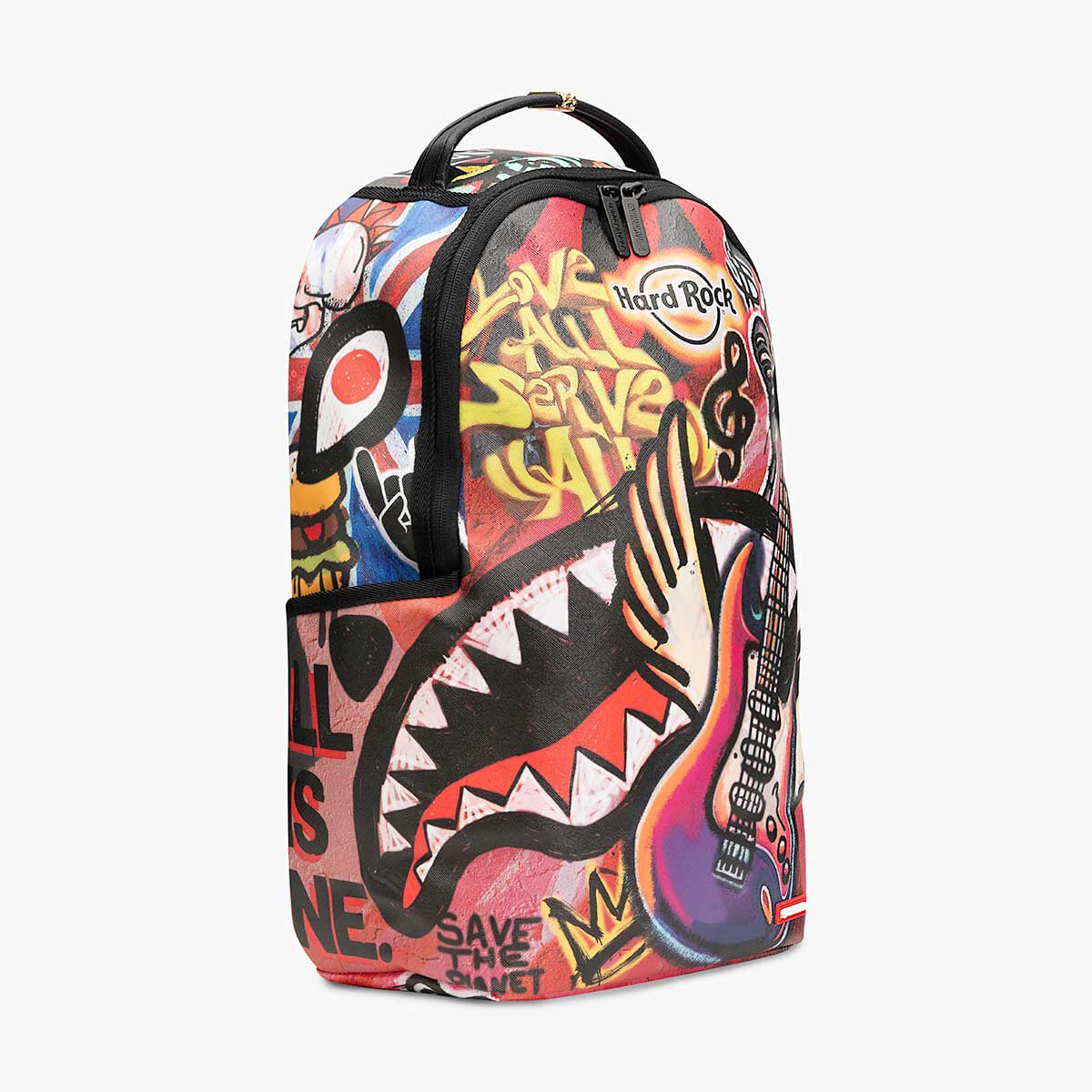 SPRAYGROUND グラフィティリュック Hard Rock X Sprayground Graffiti Backpack | Online Rock Shop
