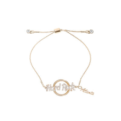 Gold Logo Pendant Bolo Bracelet Gold Logo Pendant Bolo Bracelet