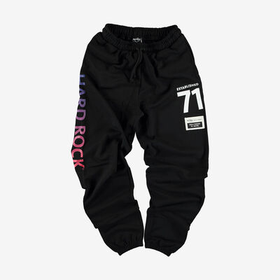 Adult Fit Gradient Joggers in Black