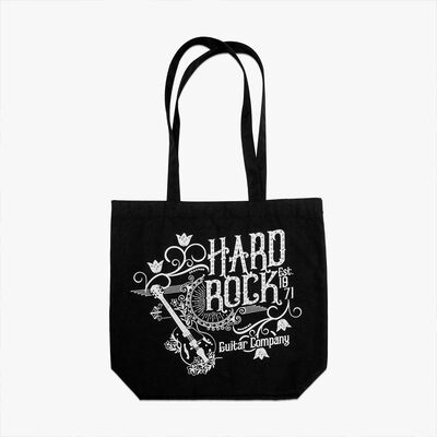 Guitar Company Tote Bag in Black Guitar Company Tote Bag in Black