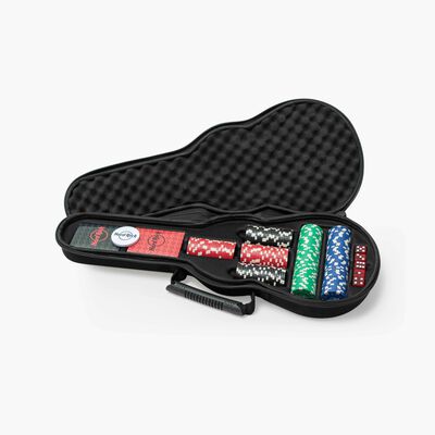 Embossed Neoprene Guitar Case Poker Set