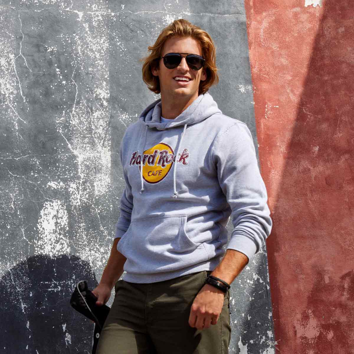 Hard rock grey hoodie store
